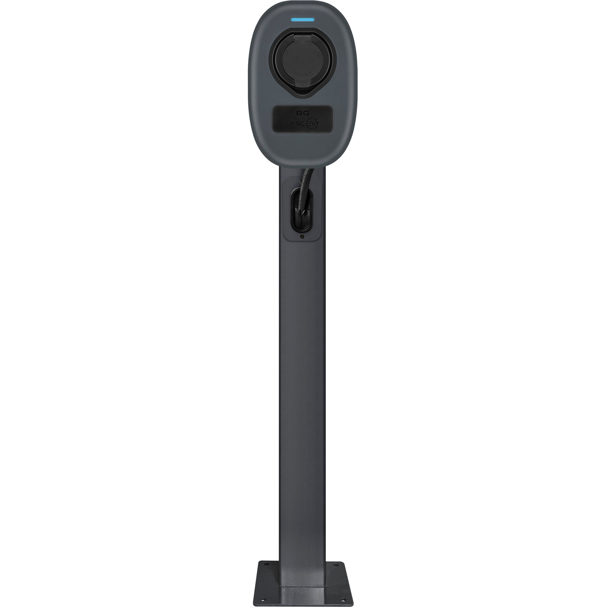 Sync Energy EVASTAND12S-02 1.2m Single Charger Stand Anthracite Grey
