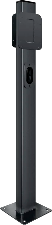 SyncEV EVASTAND12T 1.2m Twin Charger Stand Anthracite Grey