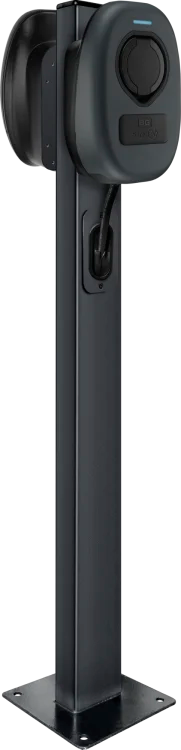 Sync Energy EVASTAND12T-02 1.2m Twin Charger Stand Anthracite Grey
