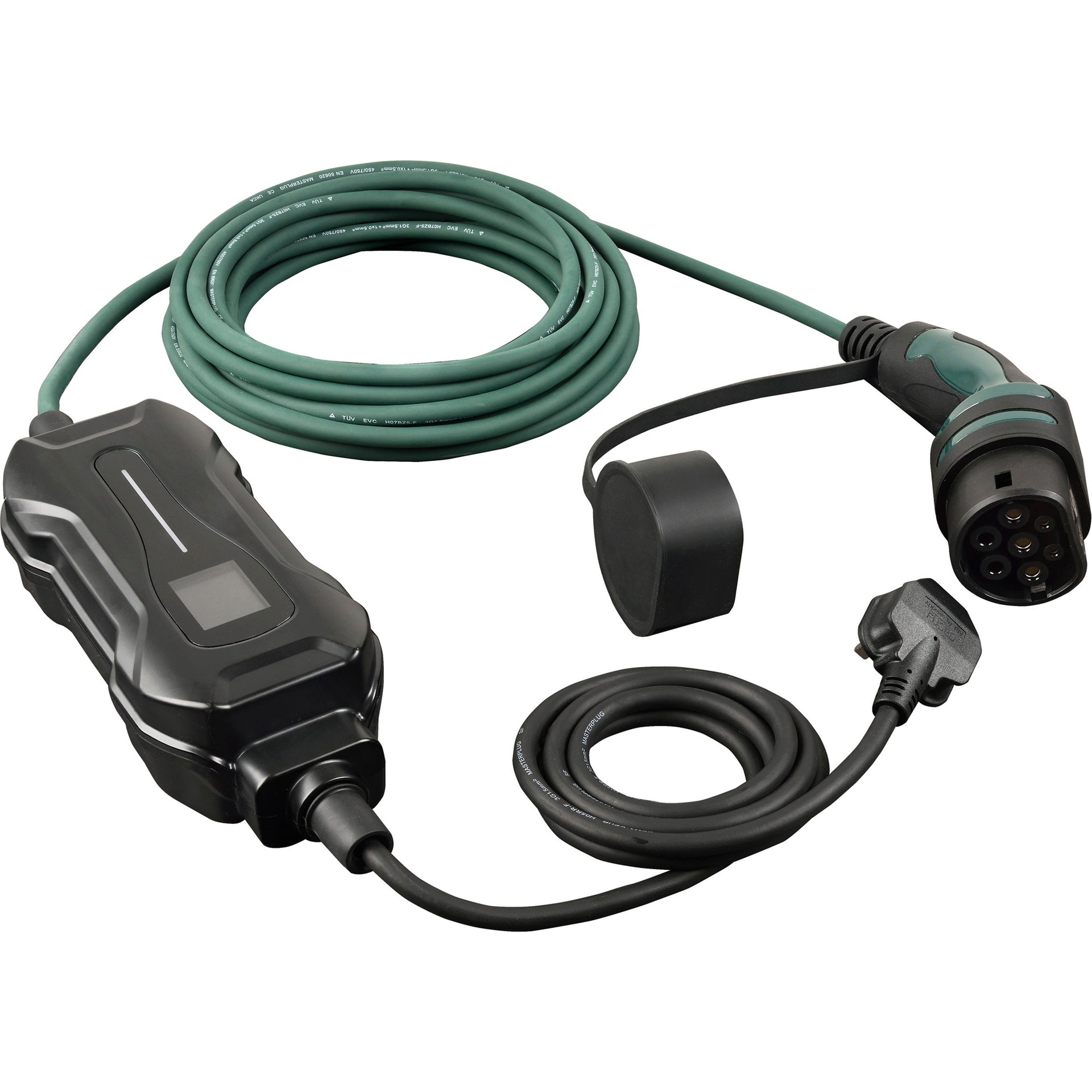 Masterplug EVCM221310-MP Mode 2 13A - Type 2 EV Charging Lead 10m