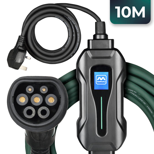 Masterplug EVCM221310-MP Mode 2 13A - Type 2 EV Charging Lead 10m