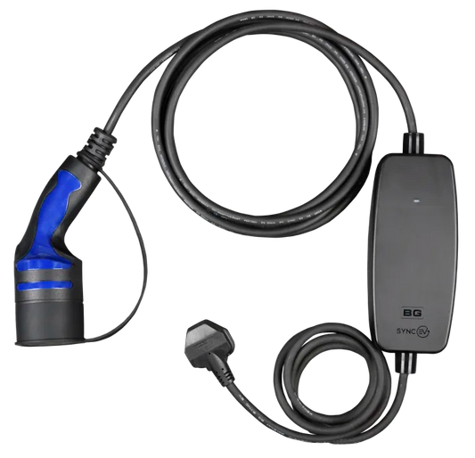 SyncEV EVCM22135-01 Mode 2 13A - Type 2 EV Charging Lead 5m