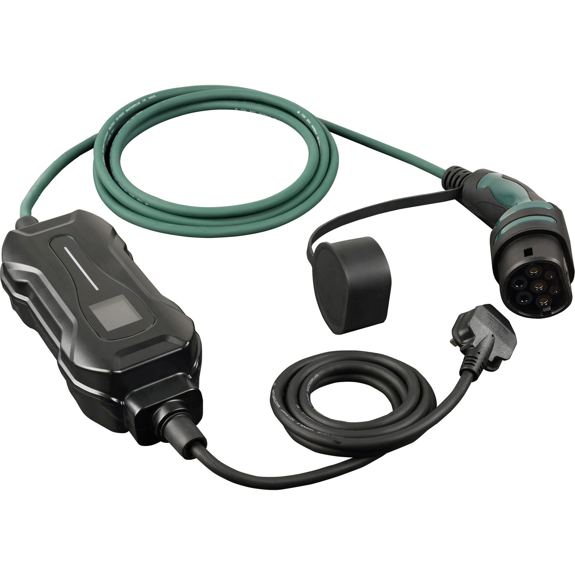 Masterplug EVCM22135-MP Mode 2 13A - Type 2 EV Charging Lead 5m