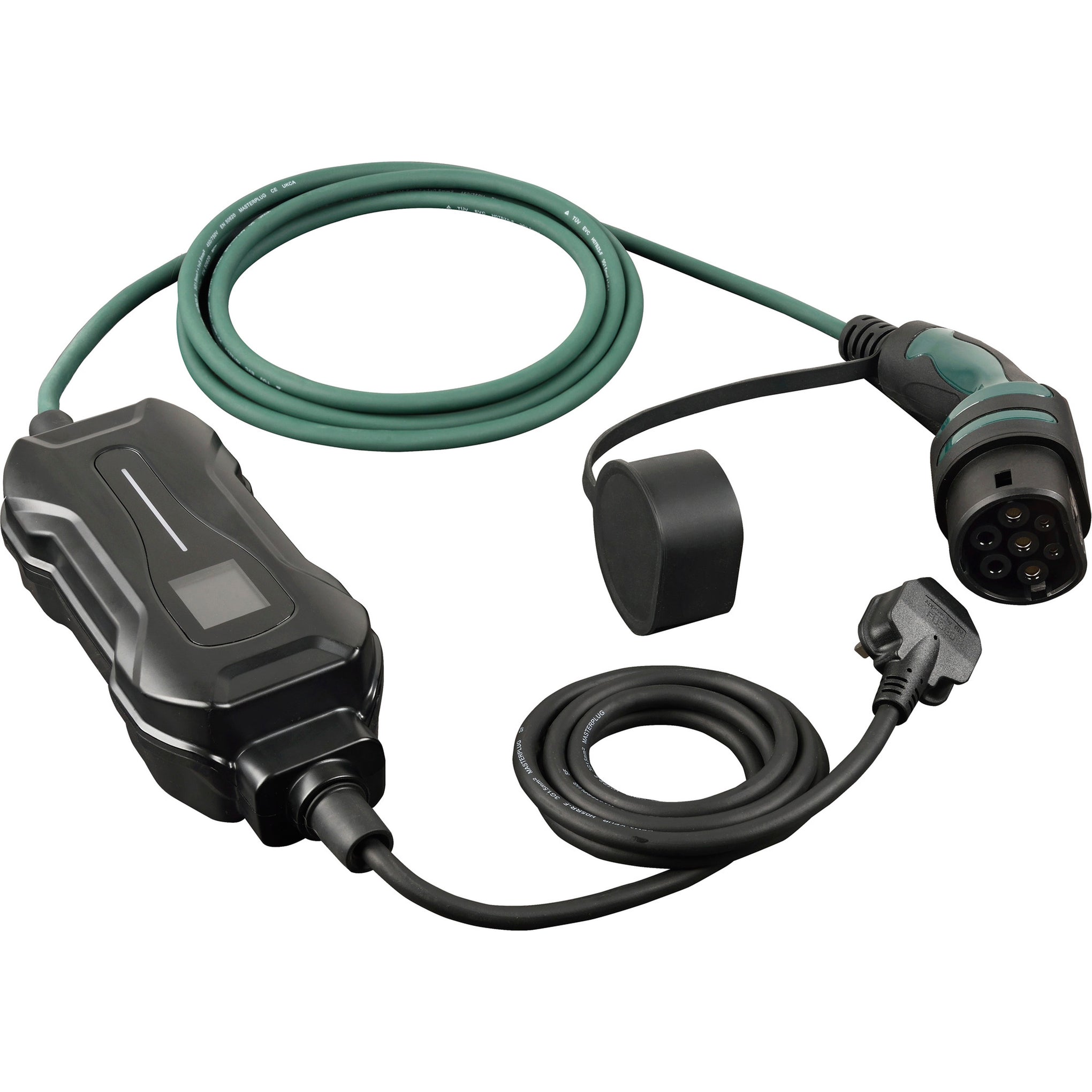 Masterplug EVCM22135-MP Mode 2 13A - Type 2 EV Charging Lead 5m