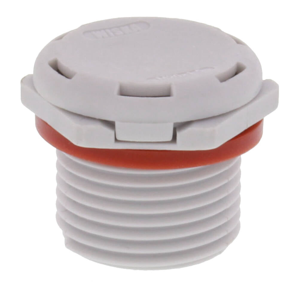 Wiska 10106616 EVPS-L M20 Long Thread High Air Flow Polyamide VentPLUG Light Grey IP68