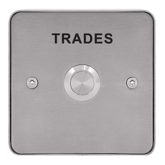 ESP EVTR Aperta Trades Door Entry Button IP66 Brushed Steel