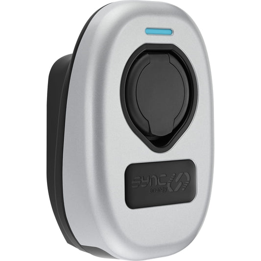 Sync Energy EVWC2S22GGR-02 22KW Three Phase Mode 2 Socketed EV Charger with Wi-Fi + Ethernet + 4G Grey