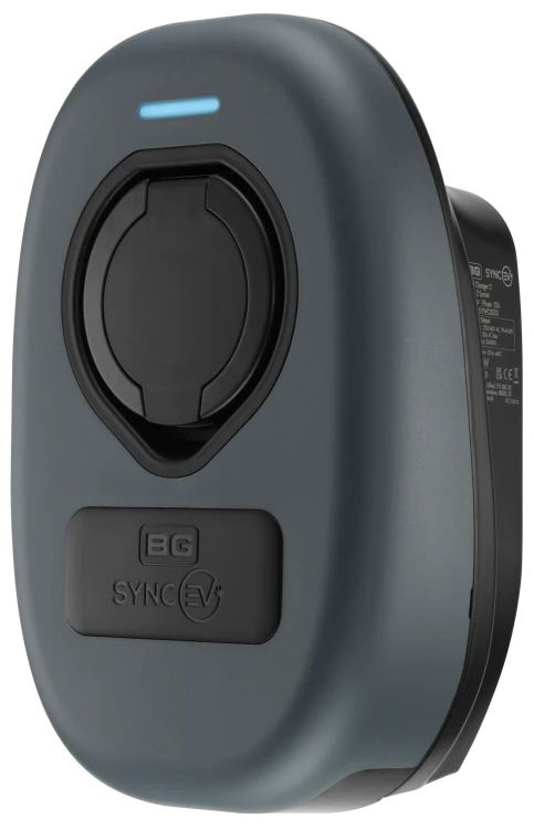 SyncEV EVWC2S7GGR-01 7.4KW Single Phase Mode 2 Socketed EV Charger with Wi-Fi + Ethernet + 4G + RFID