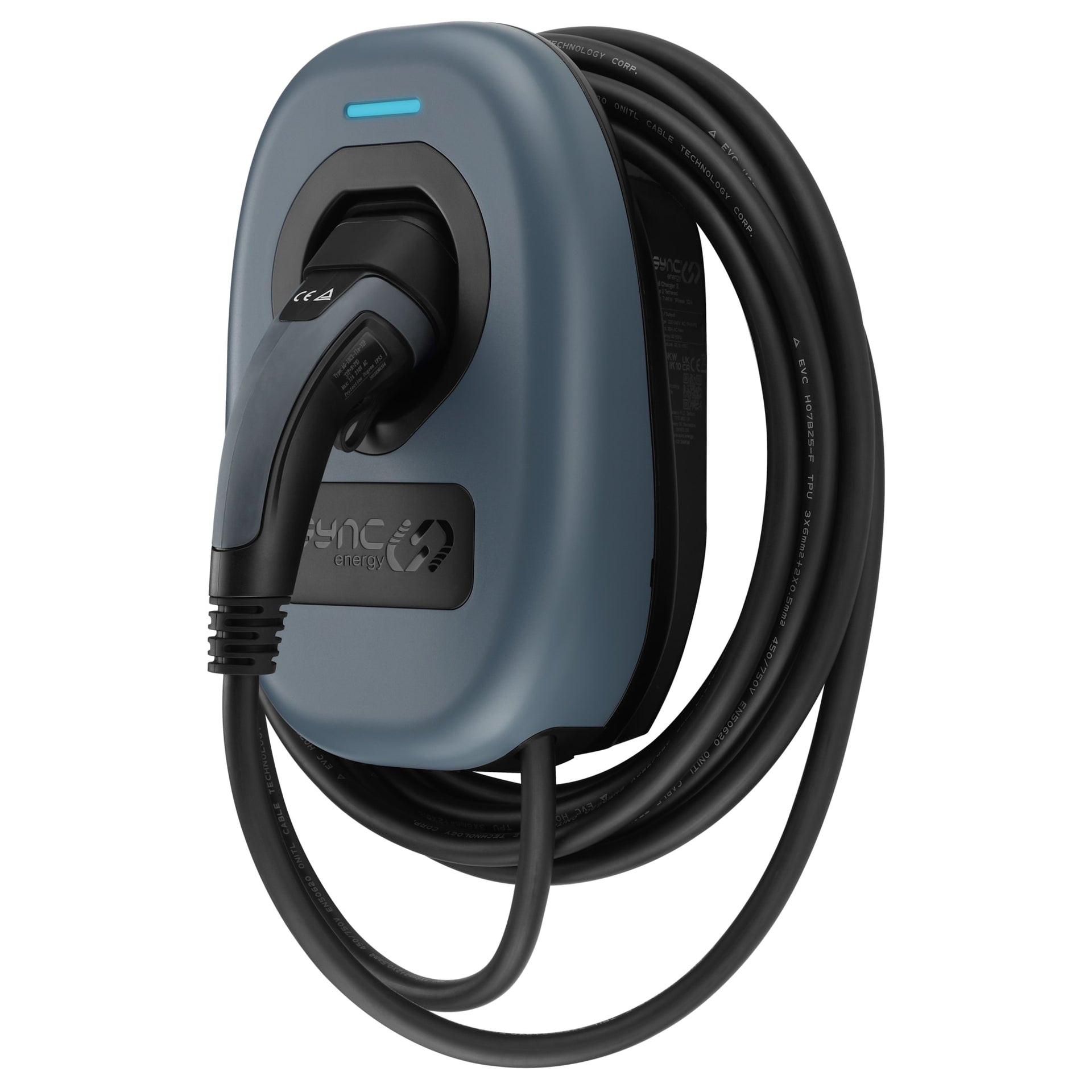 Sync Energy EVWC2TPBG-01 Wall Charger Fascia Blue Grey