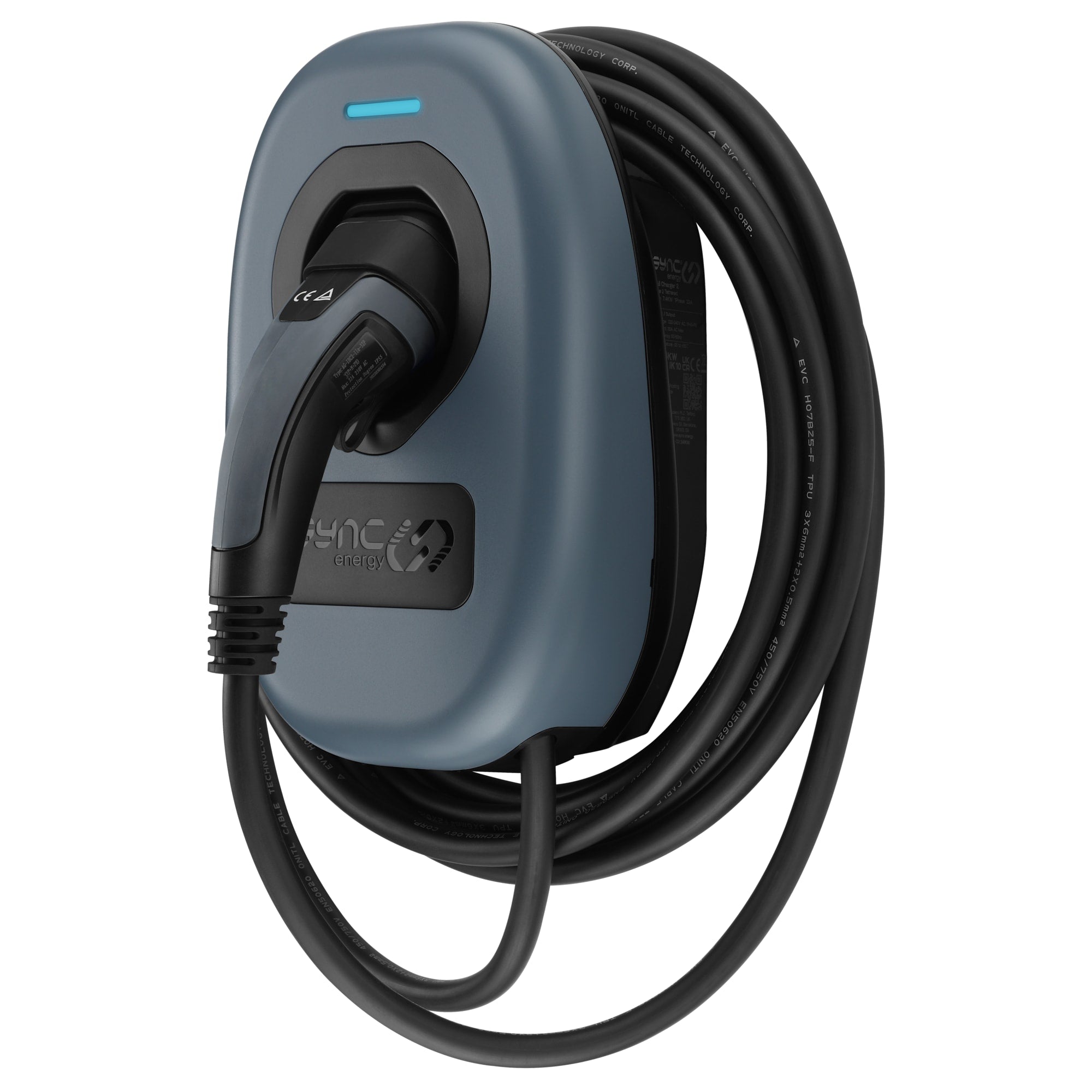 Sync Energy EVWC2TPBG-01 Wall Charger Fascia Blue Grey