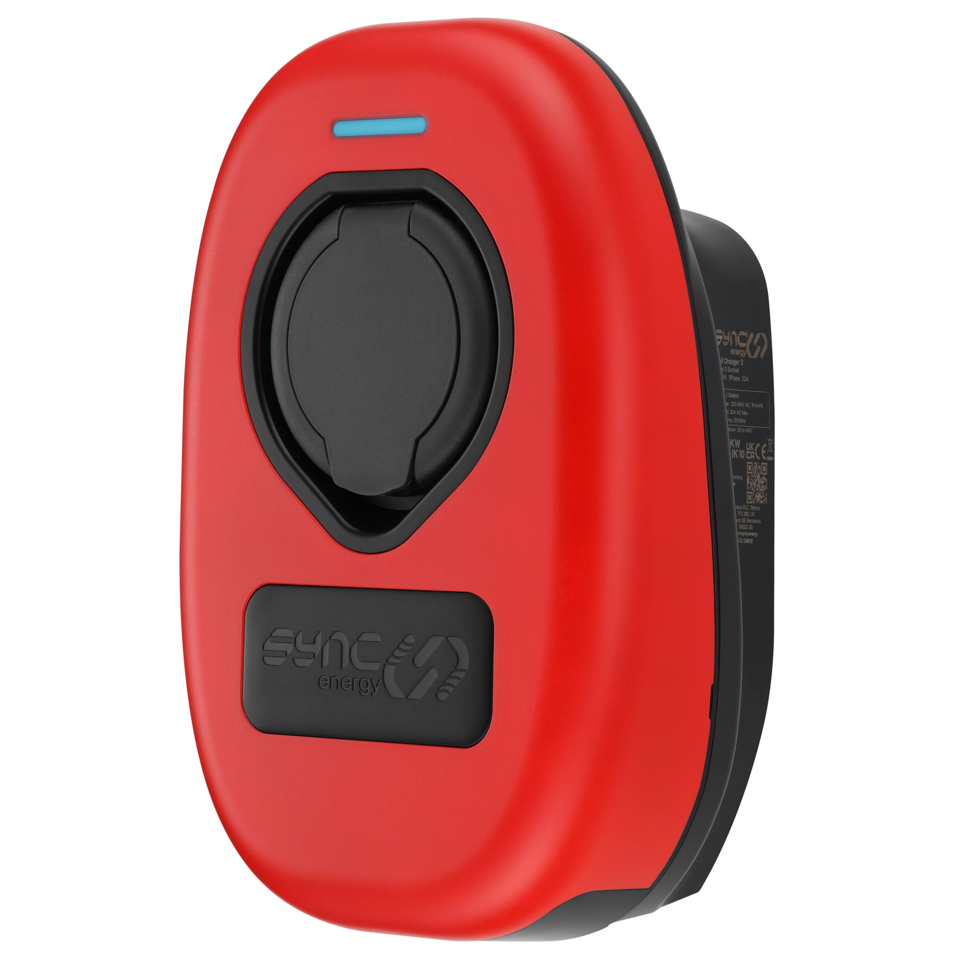 Sync Energy EVWC2TPSR-01 Wall Charger Fascia Signal Red