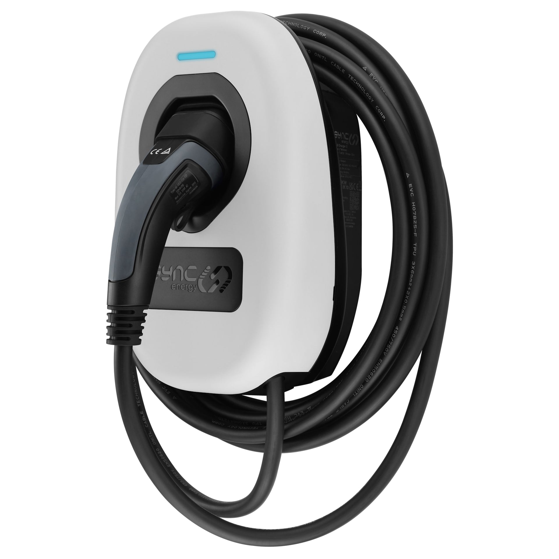 Sync Energy EVWC2TPTW-01 Wall Charger Fascia Traffic White