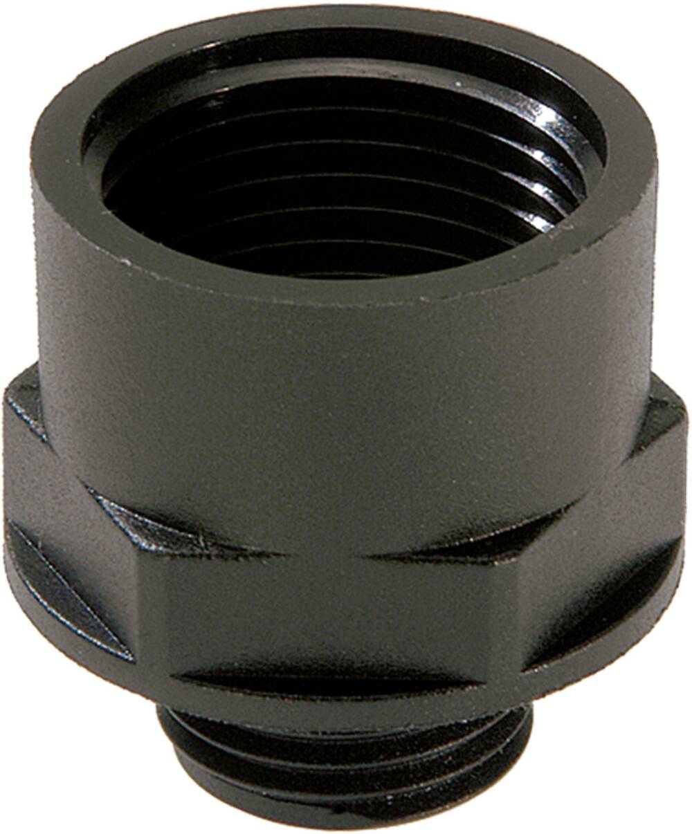Wiska 10064781 EX-APM PG42-M50 Polyamide Atex Adaptor Black IP66 / IP68