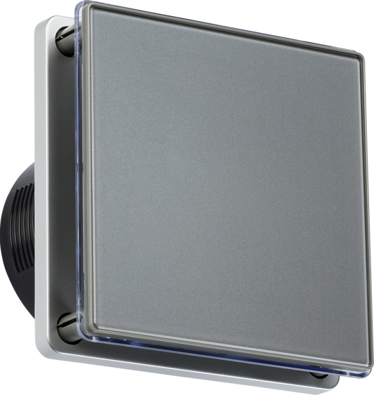 Knightsbridge EX006T 4'' LED Back Lit Extractor Fan With Timer Grey