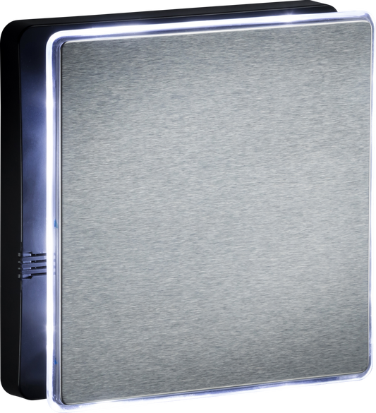 Knightsbridge EX4TSS 4'' LED Backlit Extractor Fan with Timer Polished Chrome