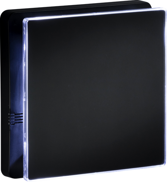 Knightsbridge EX5TMB 4'' LED Backlit Extractor Fan with Timer Black