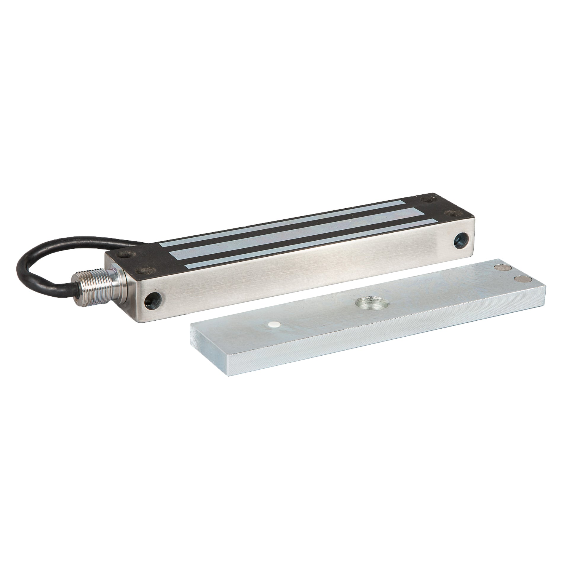 RGL EXML600-GATE-M 12/24V DC 280kg External Slimline Maglock - Monitored Stainless Steel