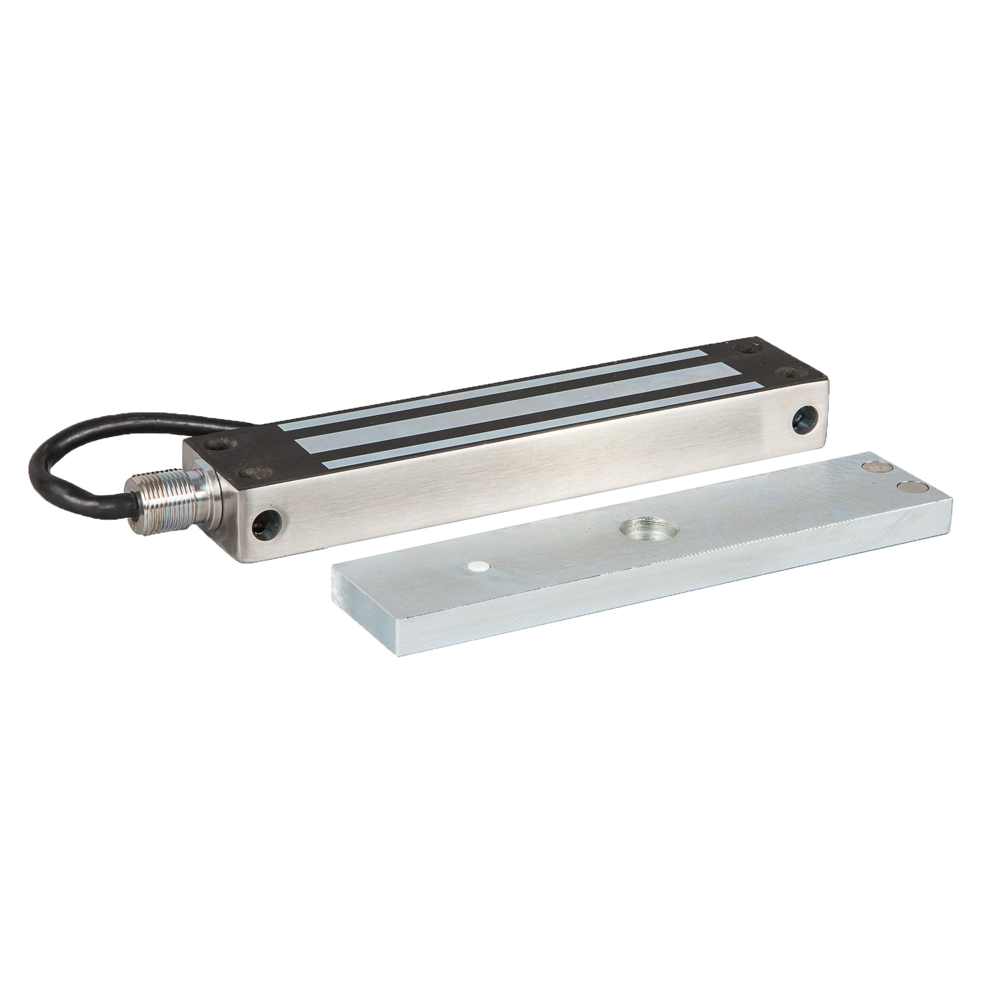 RGL EXML600-GATE-M 12/24V DC 280kg External Slimline Maglock - Monitored Stainless Steel