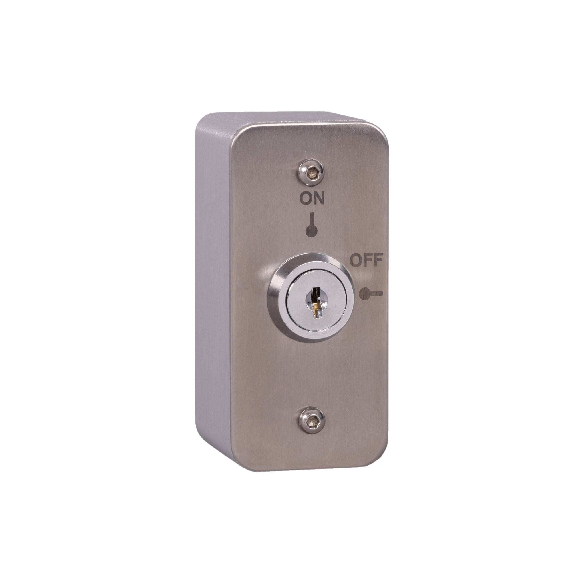 RGL EXT/AP/KS-1 Architrave 2 Position Latching Keyswitch Stainless Steel