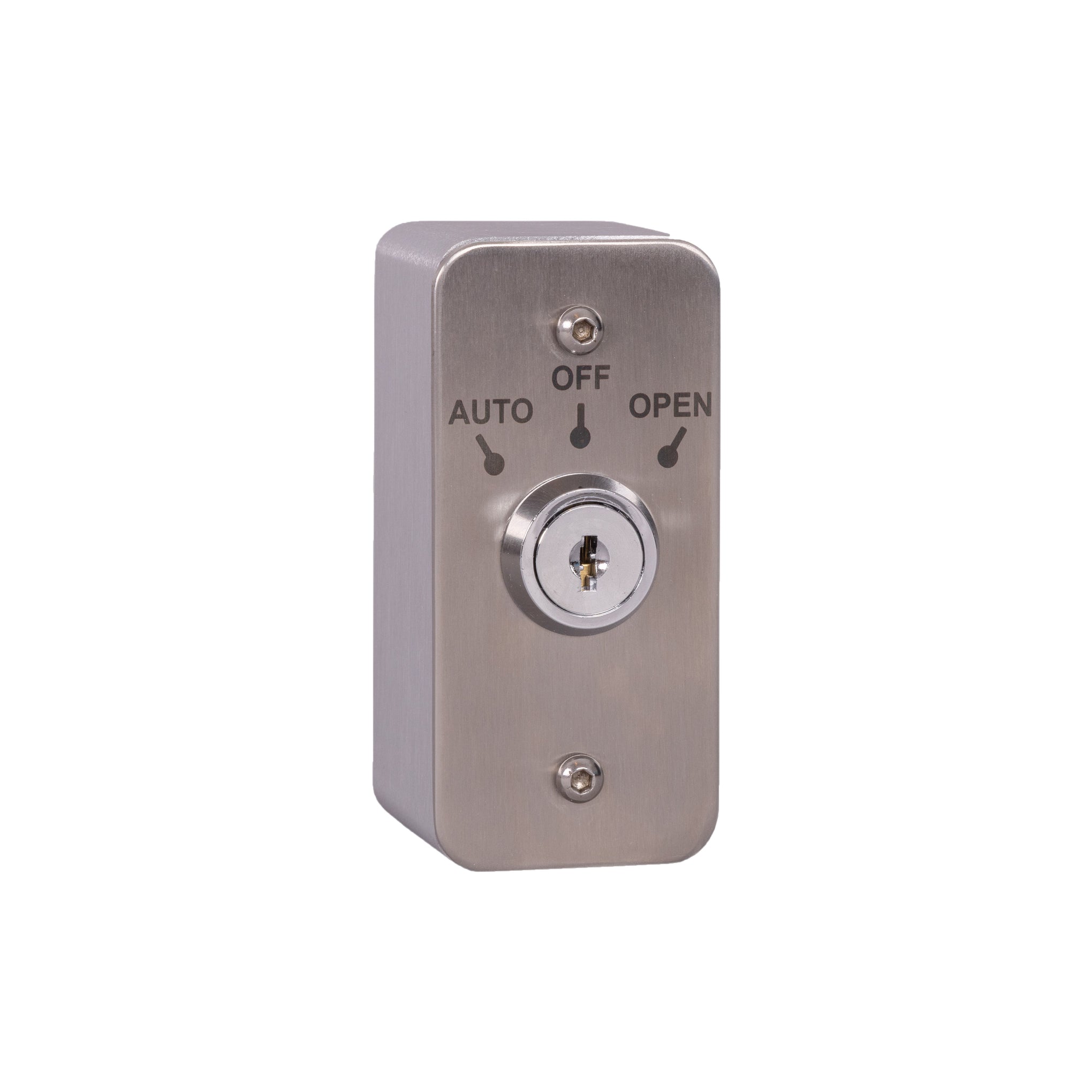 RGL EXT/AP/KS-3 Architrave 3 Position Latching Keyswitch Stainless Steel