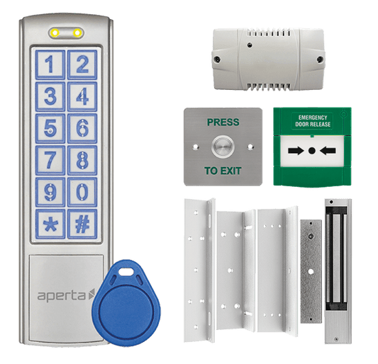 ESP EZT3K Aperta Standalone Single Door Keypad Kit IP66 Silver