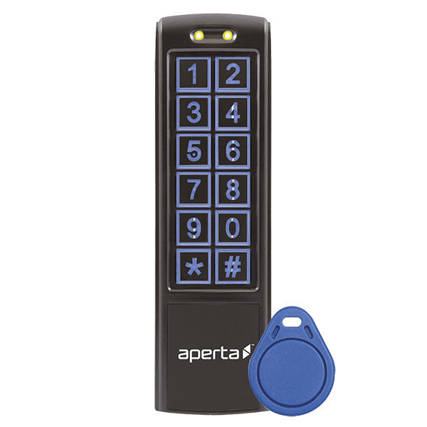ESP EZTAG3B Aperta Standalone External Proximity Keypad with 10 Tags IP65 Black