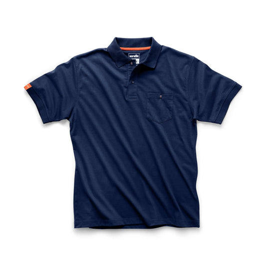 Scruffs Eco Worker Polo Shirt Navy