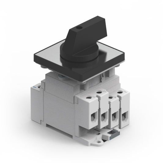 Switchtec F1-00324P3PM Telegron 32A 3P+N 1500V DC Front Panel Mount Switch Disconnector Grey IP66