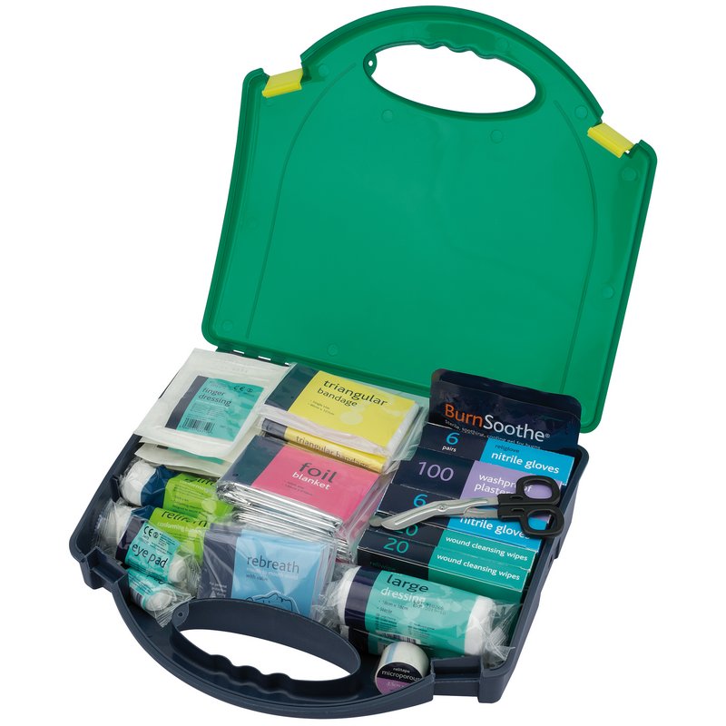 Draper FAKBSI-L/B 81290 BS8599-1 Large Workplace First Aid Kit Green