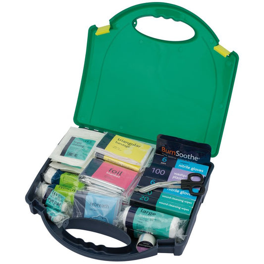 Draper FAKBSI-L/B 81290 BS8599-1 Large Workplace First Aid Kit Green