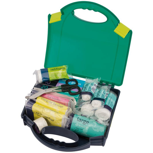 Draper FAKBSI-S/B 81288 BS8599-1 Small Workplace First Aid Kit Green