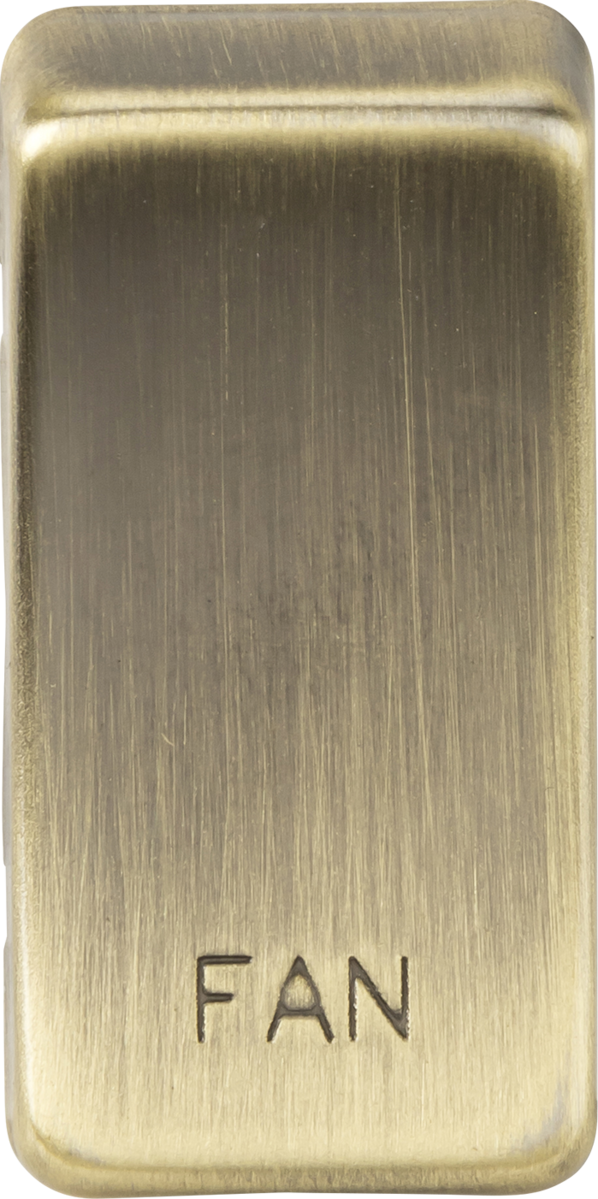 Knightsbridge GDFANAB Fan Rocker Cap Antique Brass