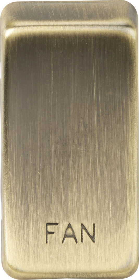 Knightsbridge GDFANAB Fan Rocker Cap Antique Brass