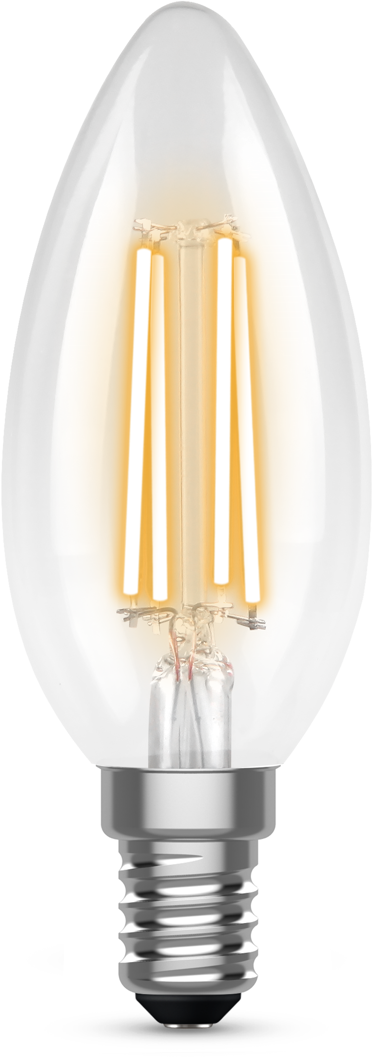 Kosnic FC4.2-SES27 Filament 4.2W SES Clear LED Candle 2700K