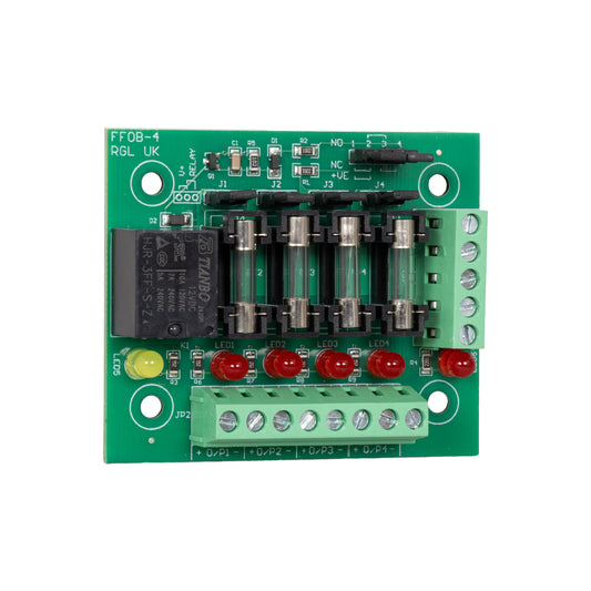 RGL FFOB-4 4 Way Fire Fused Output Module 12V DC