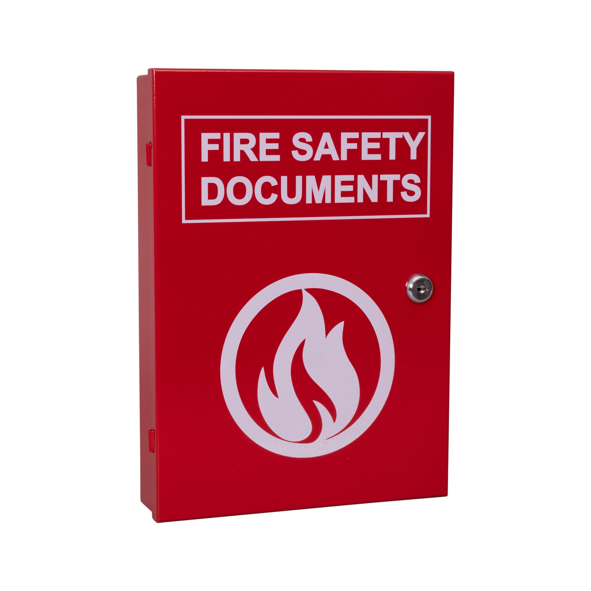 RGL FIRE-DOCBOX-LN 300 x 235 x 50mm Lockable Document Box Red