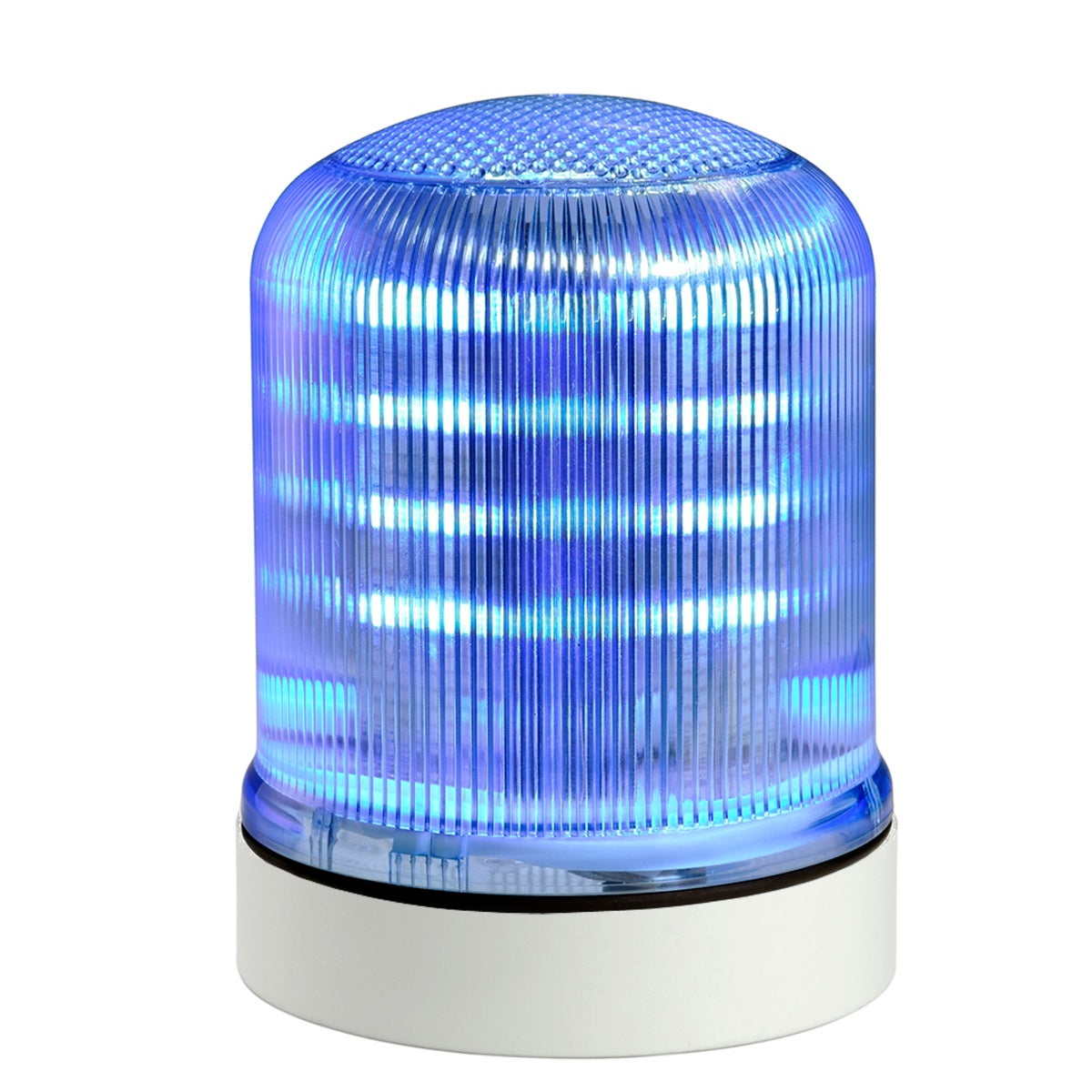Switchtec FLR-1-LTSG Sirena FLR 12-24V Multifunction Blue LED Beacon with Shallow Grey Base IP66