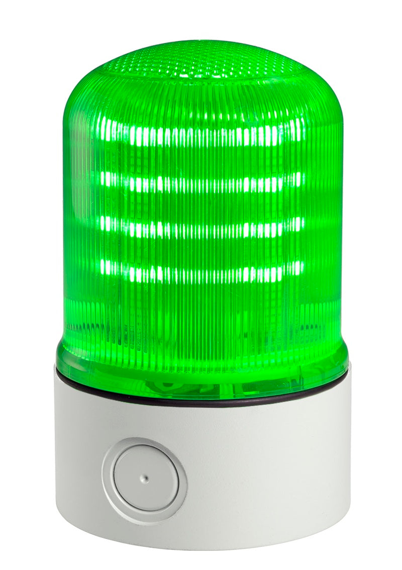 Switchtec FLR-4-LTDG Sirena FLR 12-24V Multifunction Green LED Beacon with Deep Grey Base IP66