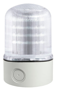 Switchtec FLR-6-HTDG Sirena FLR 120-230V Multifunction White LED Beacon with Deep Grey Base IP66