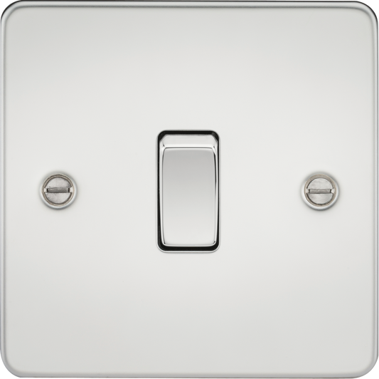 Knightsbridge FP8341PC 1 Gang 20A DP Switch Polished Chrome