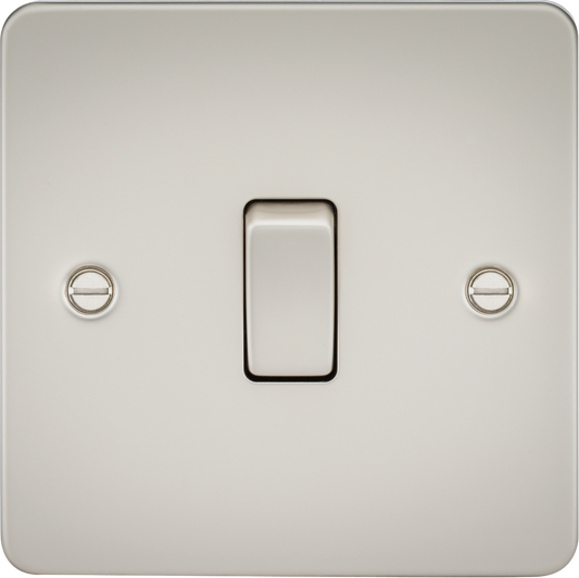 Knightsbridge FP8341PL 1 Gang 20A DP Switch Matt Pearl