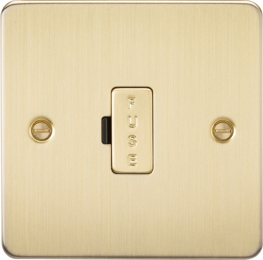 Knightsbridge FP6000BB 13A Unswitched Spur Brushed Brass