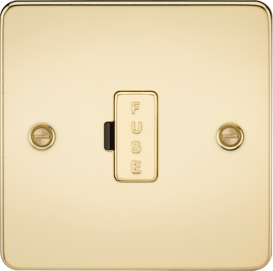 Knightsbridge FP6000PB 13A Unswitched Spur Polished Brass