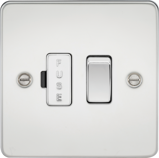 Knightsbridge FP6300PC 13A DP Switched Spur Polished Chrome