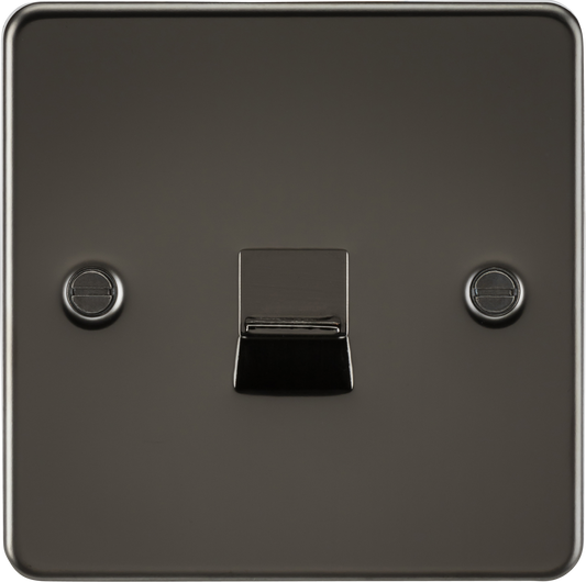 Knightsbridge FP7300GM 1 Gang Master Telephone Socket Gun Metal