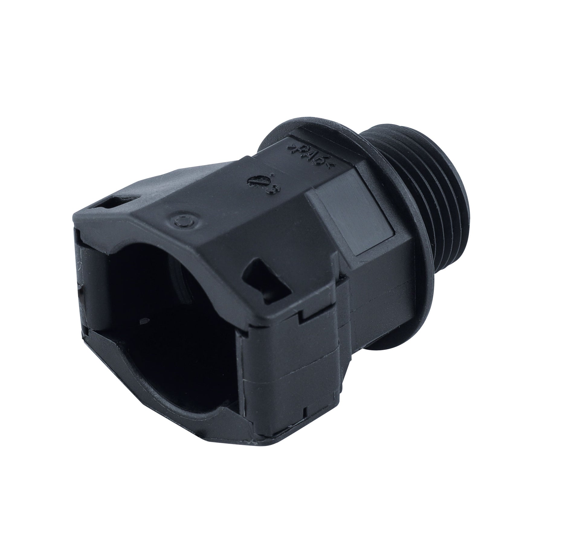 Niglon FQS34M32B 34mm x M32 Straight Connector Black