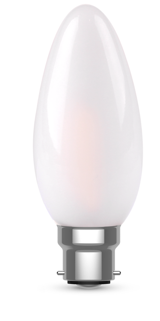 Kosnic FRC4.2-BC27 Filament 4.2W BC Frosted LED Candle 2700K