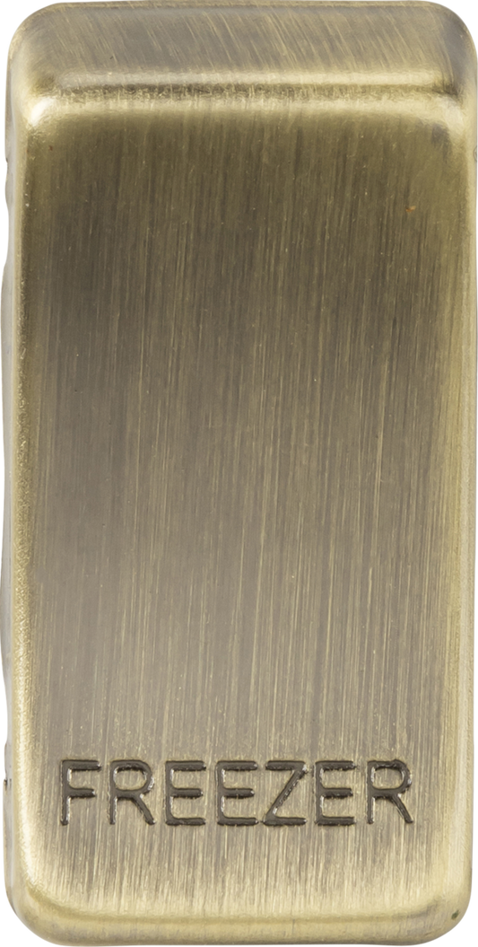 Knightsbridge GDFREEZERAB Freezer Rocker Cap Antique Brass