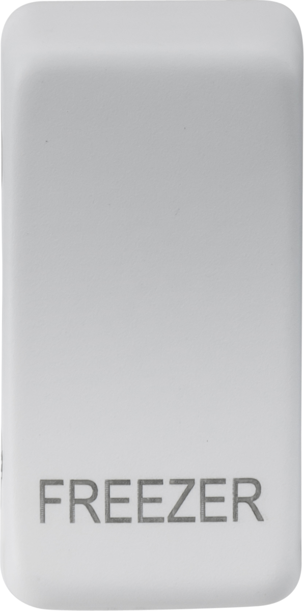 Knightsbridge GDFREEZERMW Freezer Rocker Cap Matt White