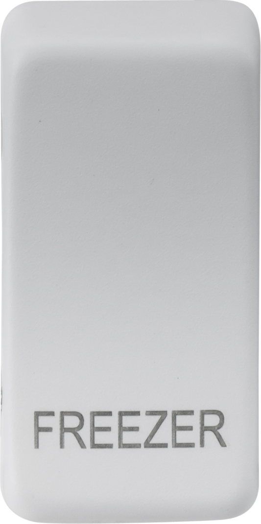 Knightsbridge GDFREEZERMW Freezer Rocker Cap Matt White